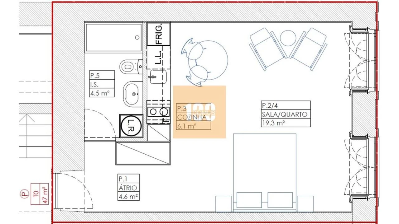 Apartamento para Venda em Cedofeita, Santo Ildefonso, Sé, Miragaia, São Nicolau e Vitória Foto 25