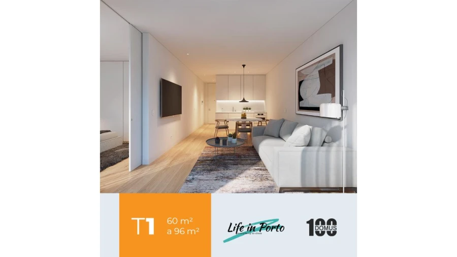 Apartamento T1 para Venda em Cedofeita, Santo Ildefonso, Sé, Miragaia, São Nicolau e Vitória Foto 2