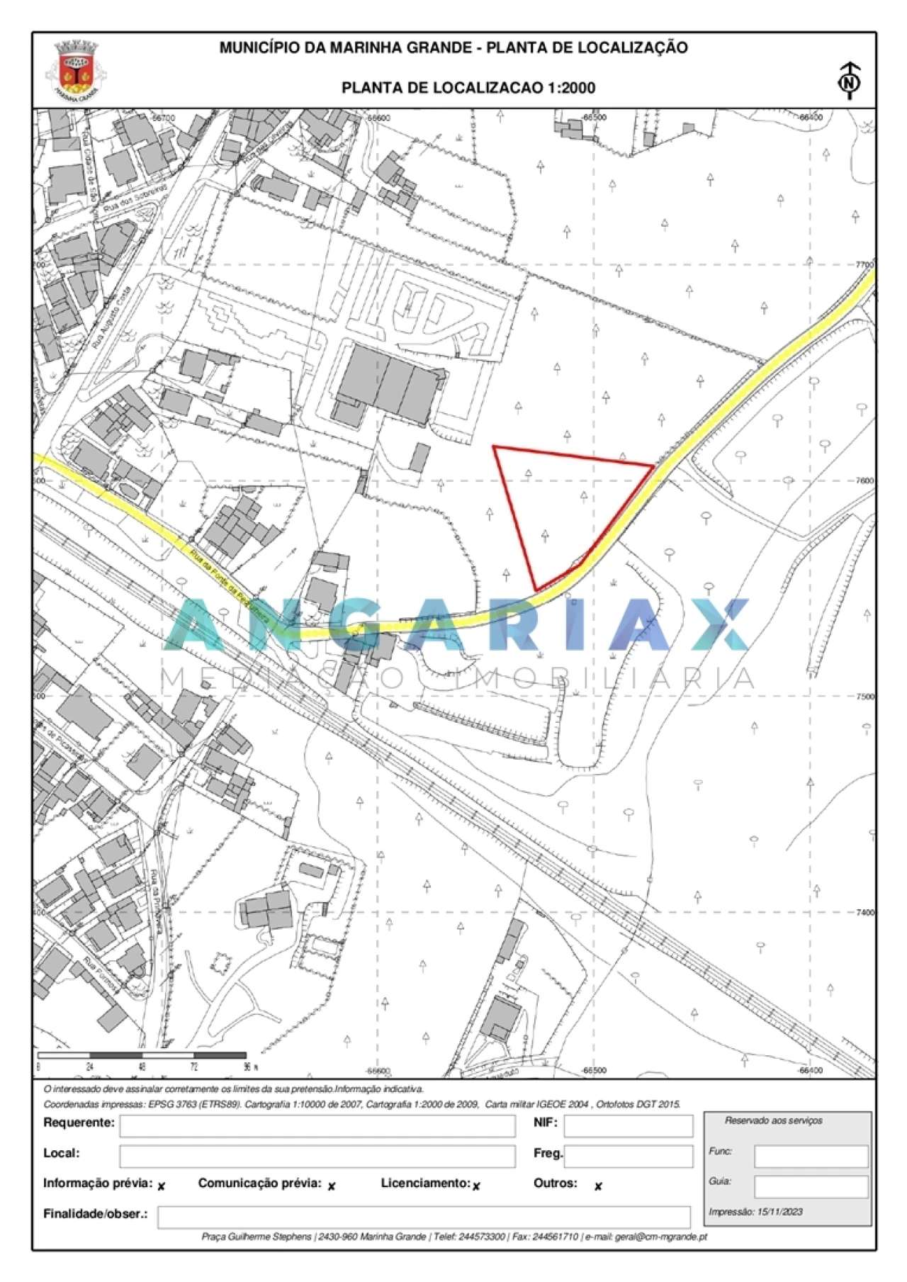 Terreno para Venda em Marinha Grande Planta 2