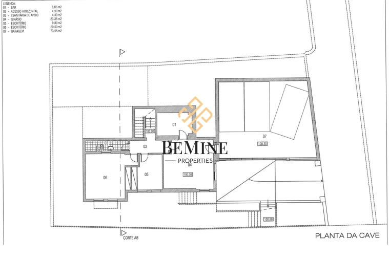Moradia T3 para Venda em São Roque Planta 1