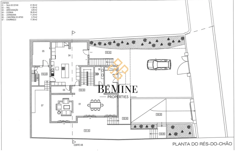 Moradia T3 para Venda em São Roque Planta 2