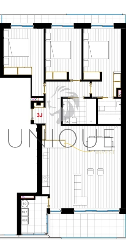 Apartamento T3 para Venda em Glória e Vera Cruz