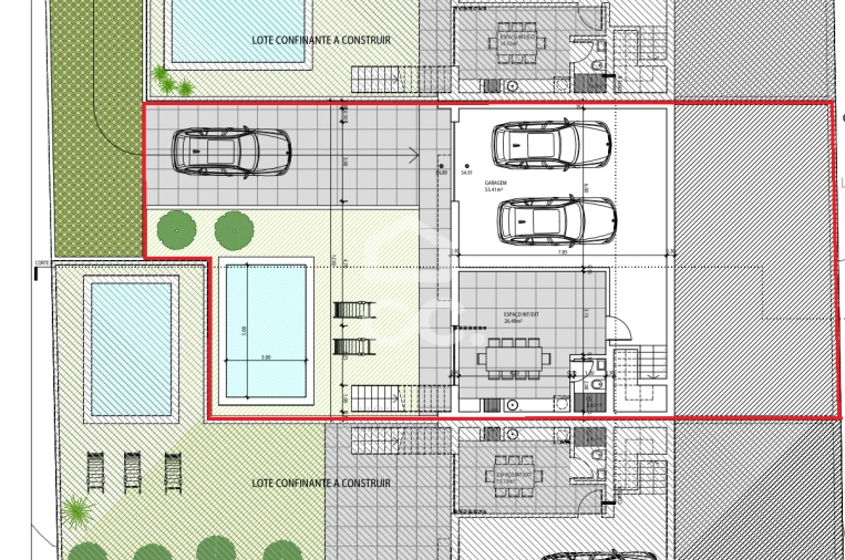 Moradia T4 para Venda em Corroios Planta 3