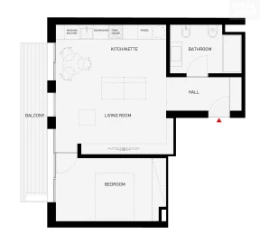 Apartamento T1 para Venda em Avenidas Novas