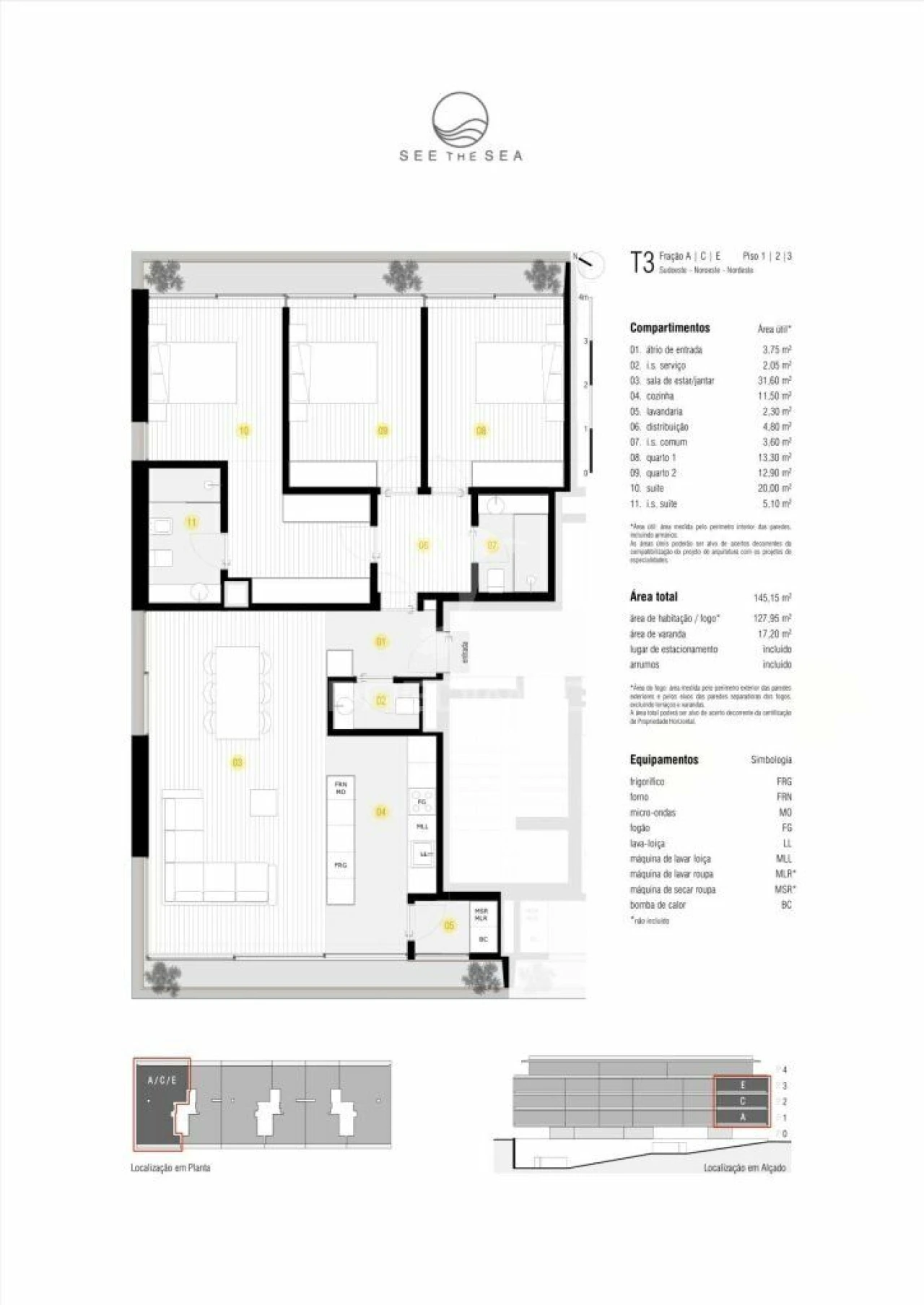 Apartamento T3 para Venda em Canidelo Foto 7