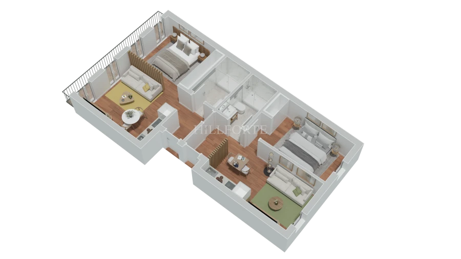 Apartamento T2 para Venda em Cedofeita, Santo Ildefonso, Sé, Miragaia, São Nicolau e Vitória Planta 1