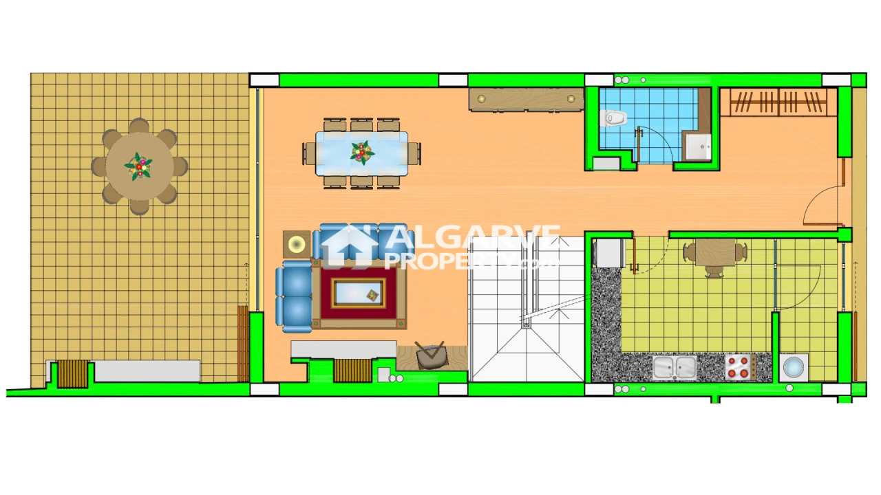 Apartamento T5 para Venda em Quarteira Planta 3
