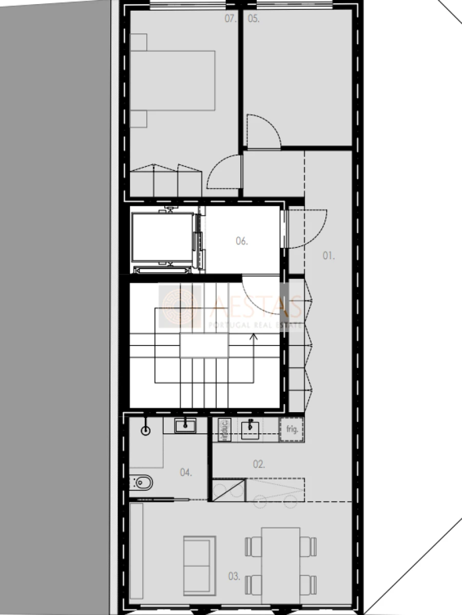Apartamento T1 para Venda em Cedofeita, Santo Ildefonso, Sé, Miragaia, São Nicolau e Vitória Foto 5