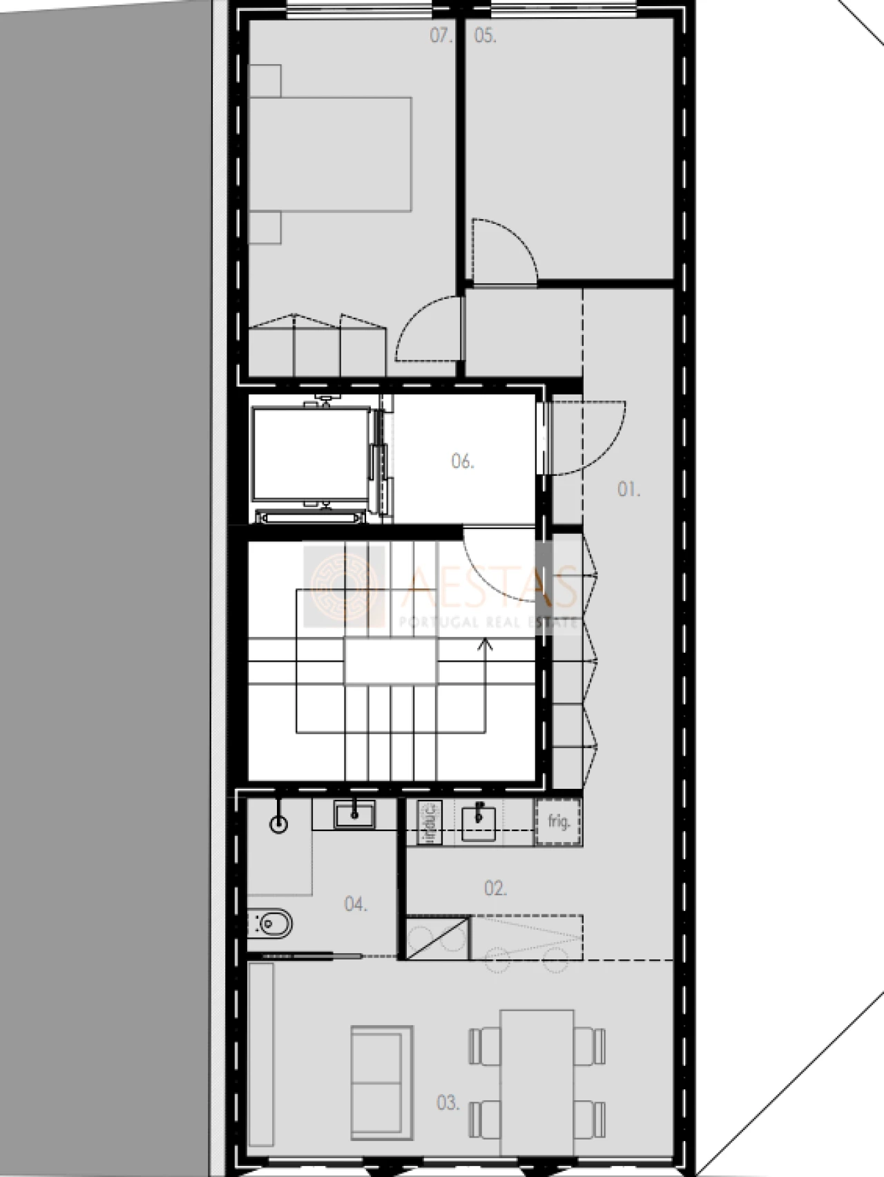 Apartamento T1 para Venda em Cedofeita, Santo Ildefonso, Sé, Miragaia, São Nicolau e Vitória Foto 5