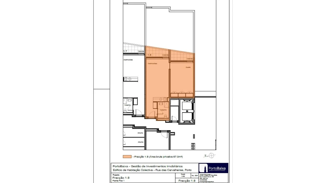 Apartamento T1 para Venda em Cedofeita, Santo Ildefonso, Sé, Miragaia, São Nicolau e Vitória Foto 28