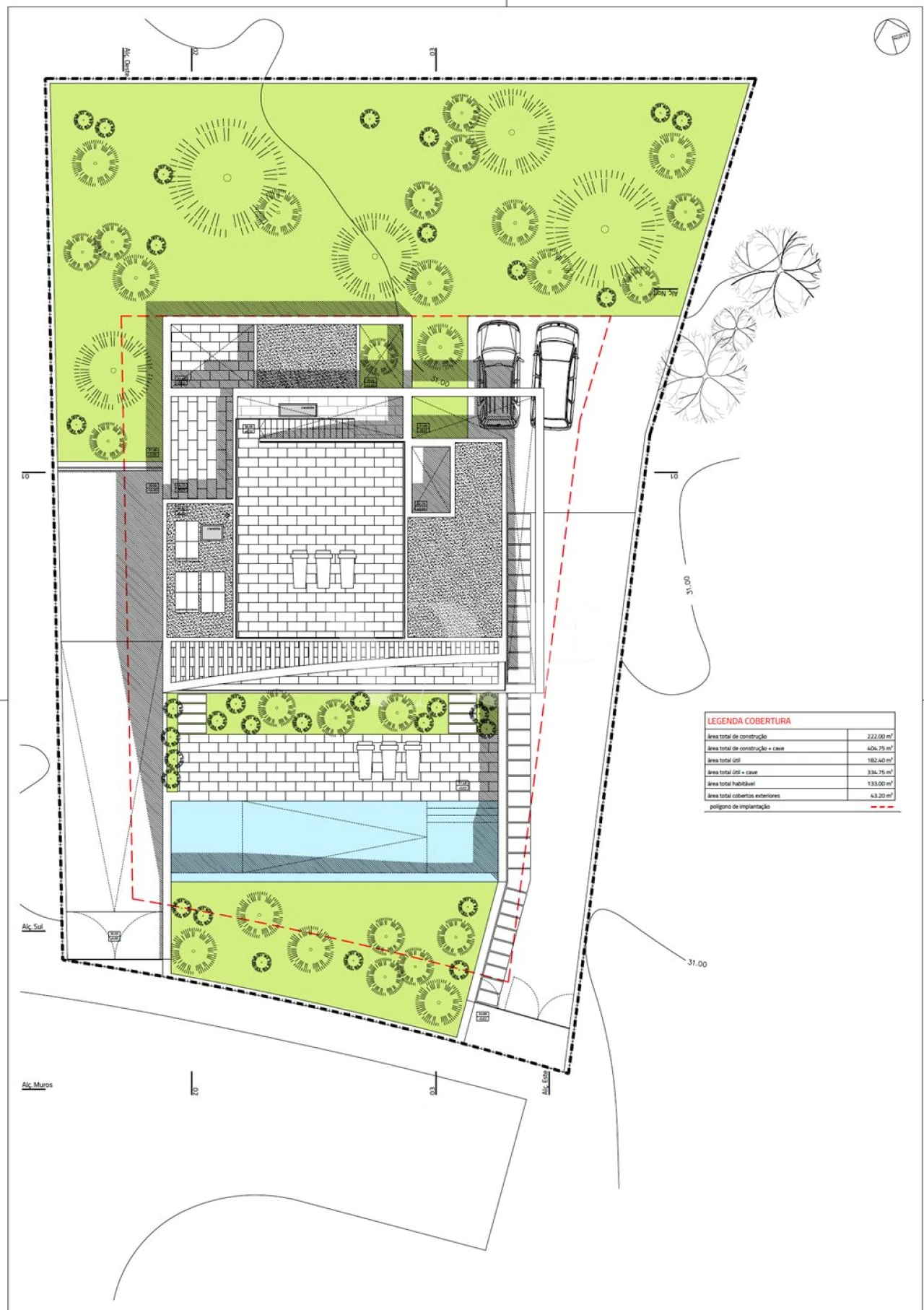 Moradia T4 para Venda em Quarteira Planta 4