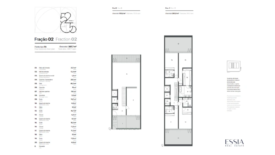 Apartamento T4 para Venda em Aldoar, Foz do Douro e Nevogilde Planta 1