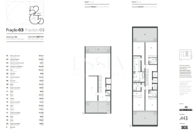 Apartamento T4 para Venda em Aldoar, Foz do Douro e Nevogilde