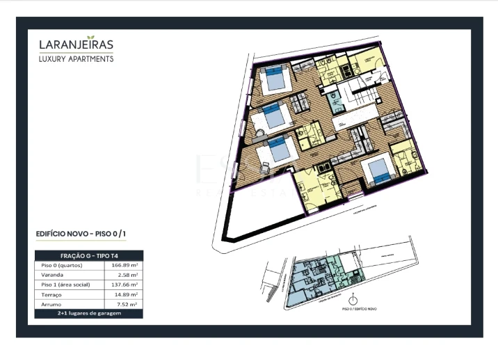 Apartamento T4 para Venda em Aldoar, Foz do Douro e Nevogilde Planta 2