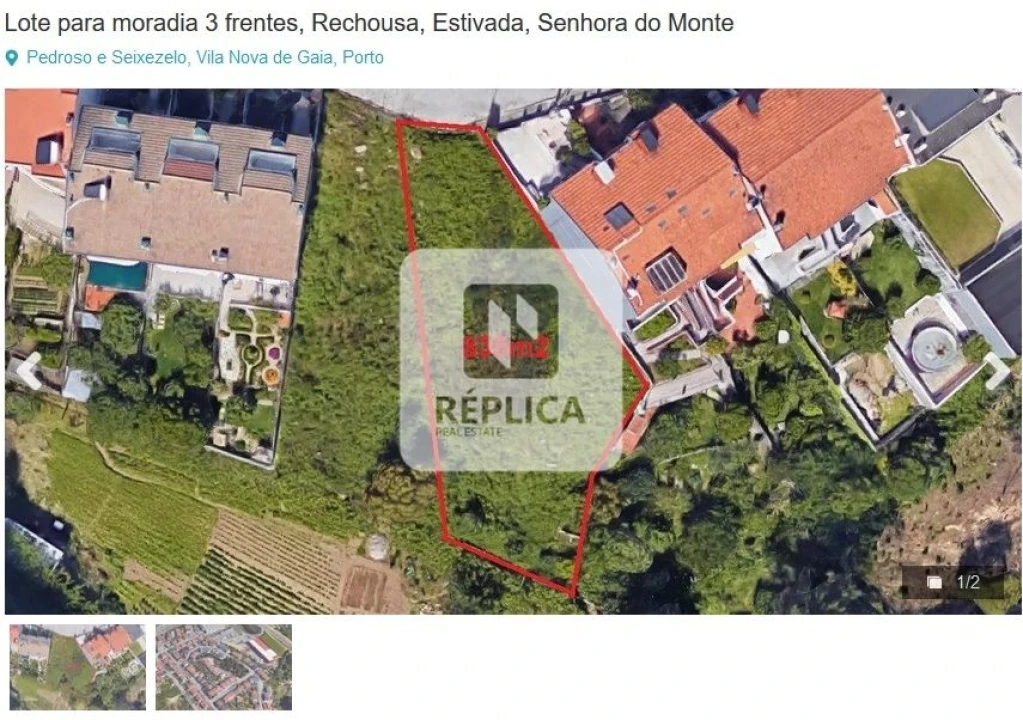 Terreno para Venda em Pedroso e Seixezelo Foto 3