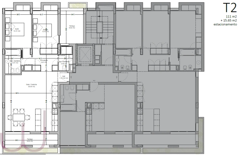 Apartamento T2 para Venda em Quelfes Foto 11