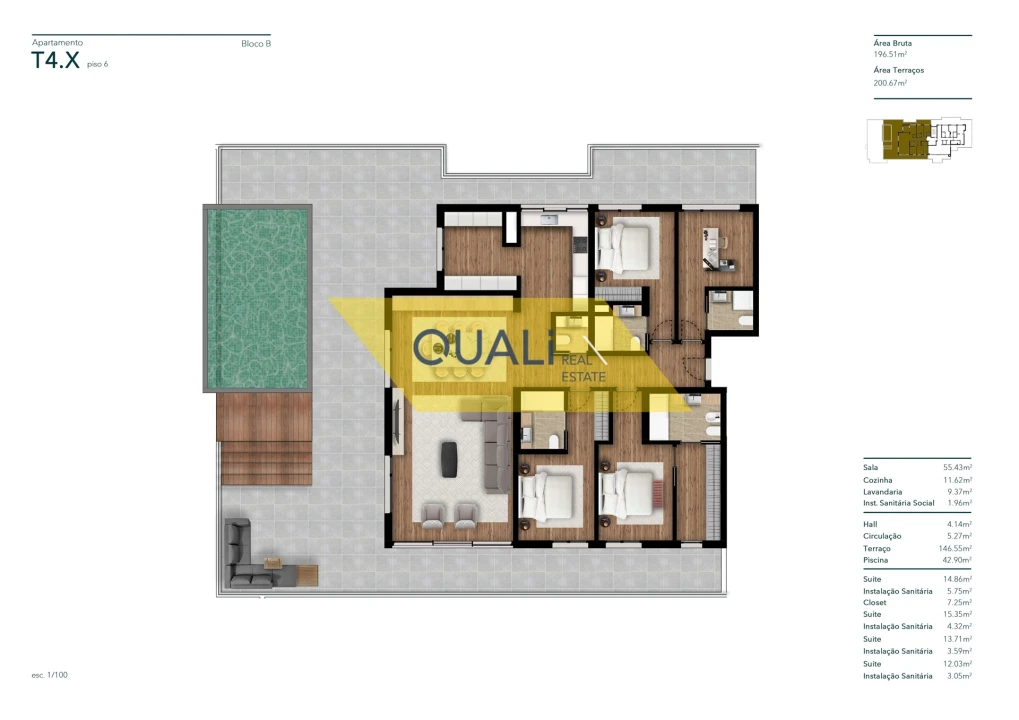 Apartamento T3 para Venda em Funchal (Santa Luzia) Foto 19
