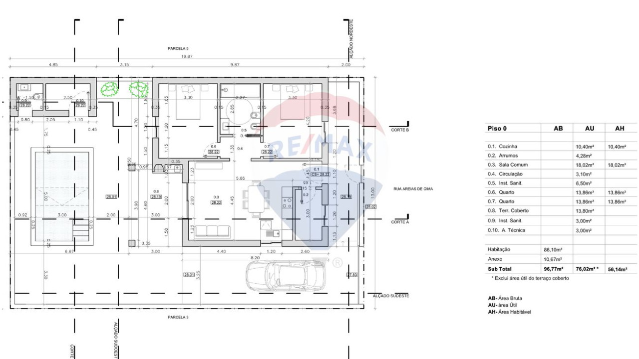 Terreno P/ Prédio para Venda em Budens Foto 11