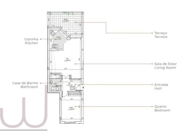 Apartamento T1 para Venda em Olhão