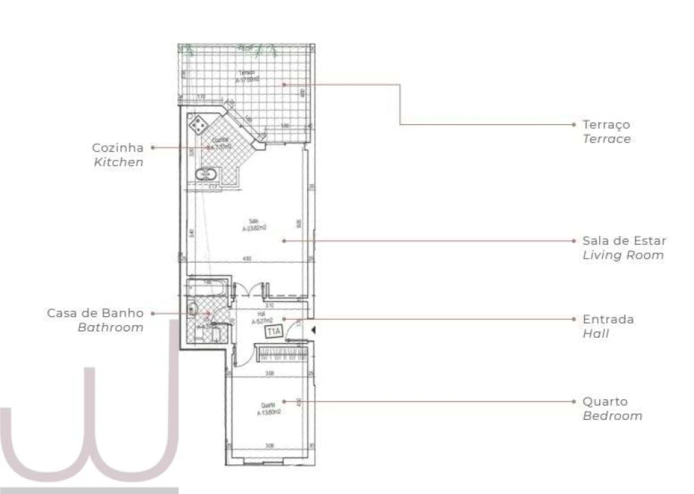 Apartamento T1 para Venda em Olhão Foto 16