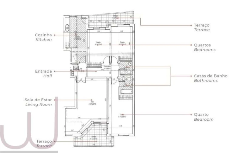 Apartamento T3 para Venda em Olhão Foto 24