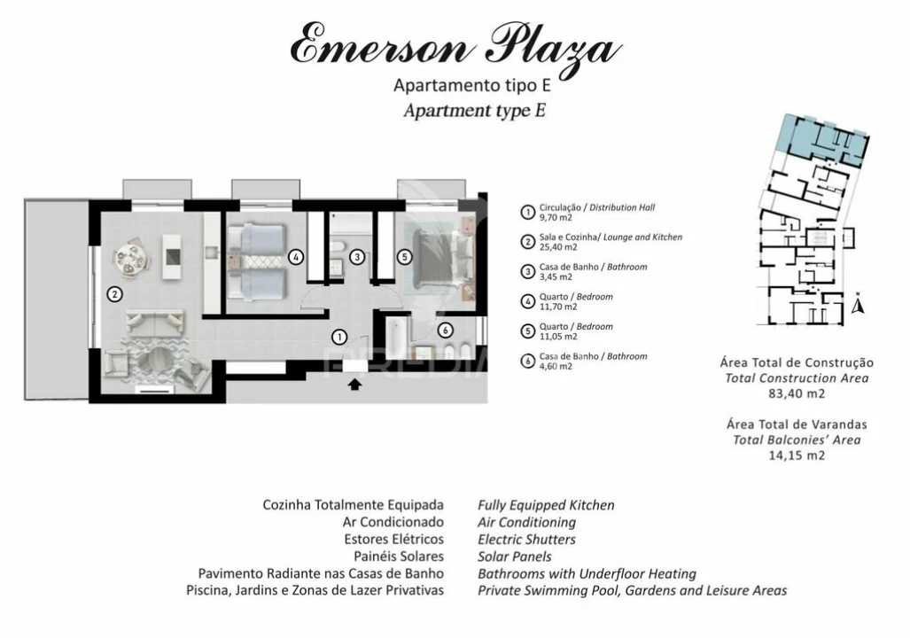 Apartamento T2 para Venda em Portimão Foto 6