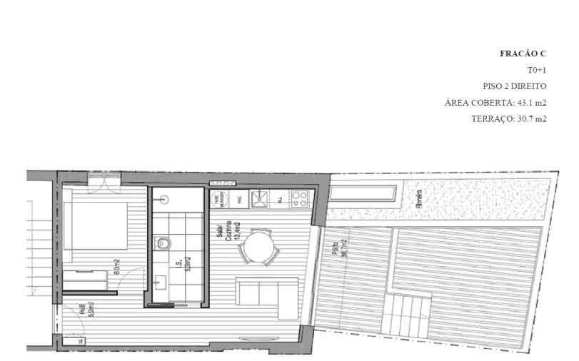 Apartamento T1 para Venda em Lordelo do Ouro e Massarelos Foto 15
