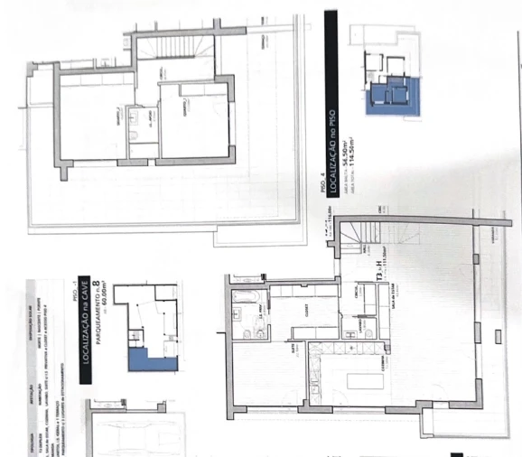 Apartamento T3 para Venda em Leiria, Pousos, Barreira e Cortes Planta 1