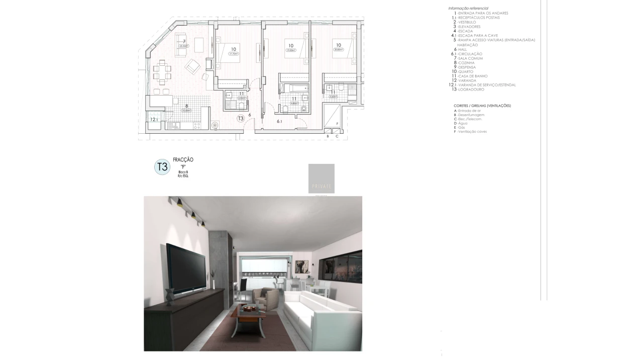 Apartamento T3 para Venda em São Brás de Alportel Foto 7