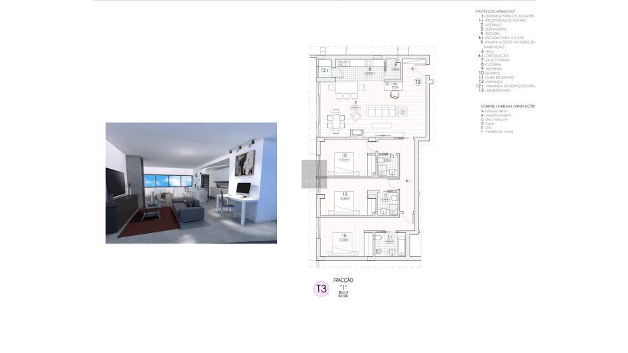 Apartamento T3 para Venda em São Brás de Alportel Foto 7