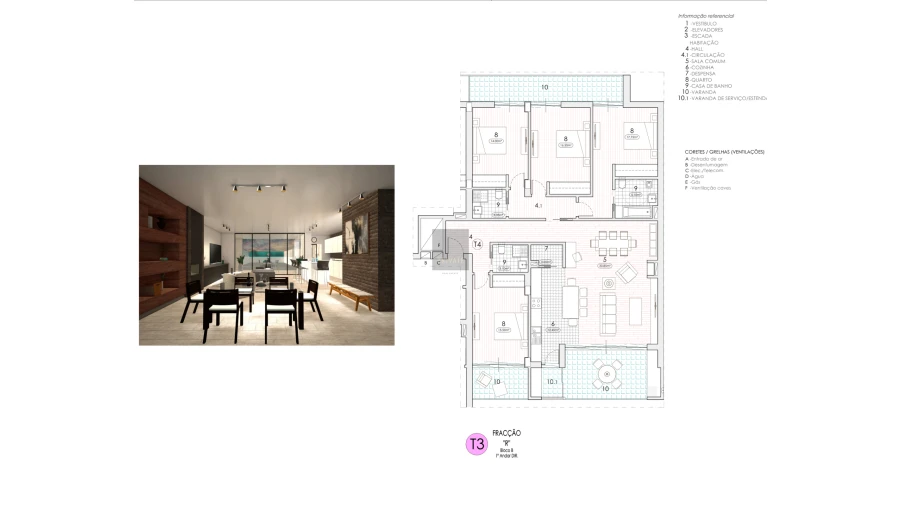 Apartamento T4 para Venda em São Brás de Alportel Foto 7