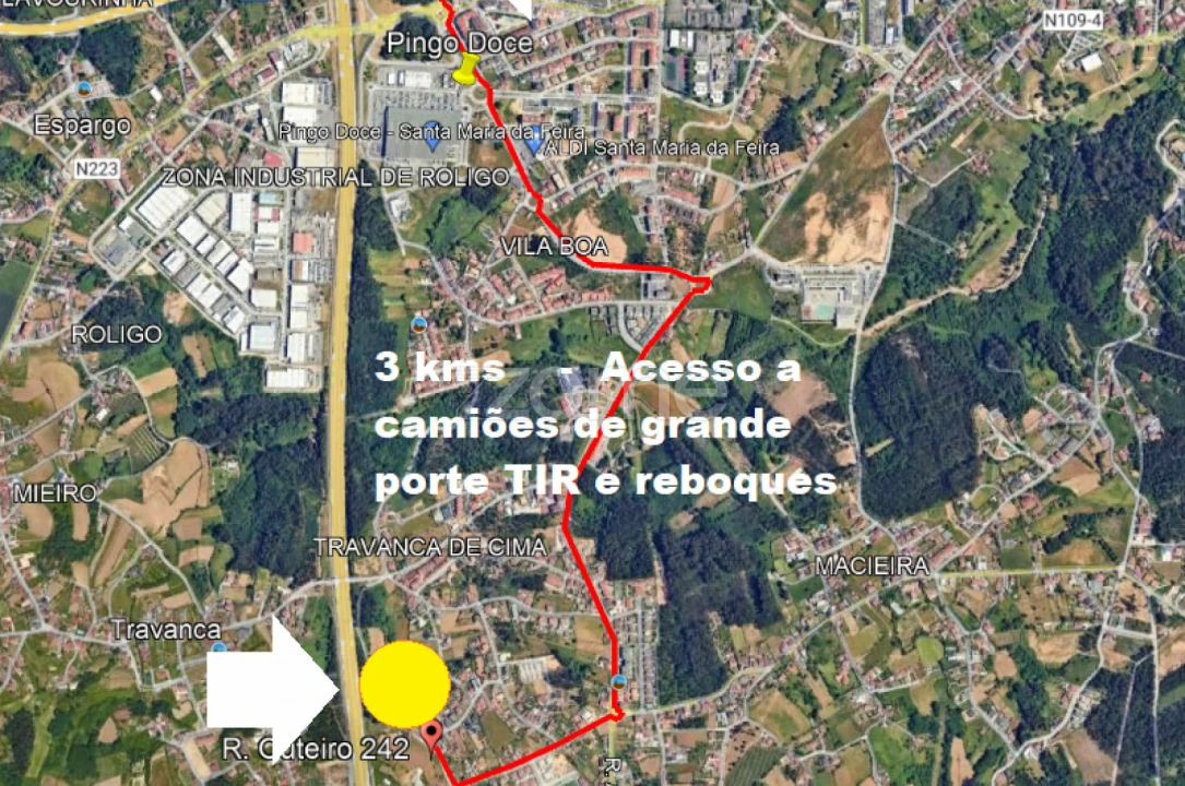 Terreno para Arrendamento em Santa Maria da Feira, Travanca, Sanfins e Espargo Foto 3