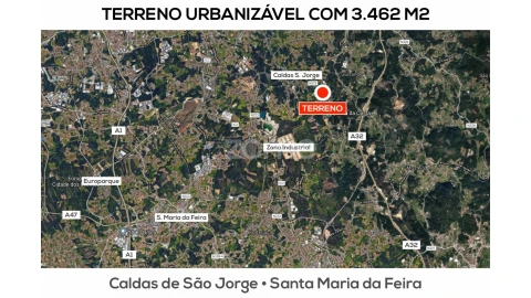 Terreno para Venda em Caldas de São Jorge e Pigeiros