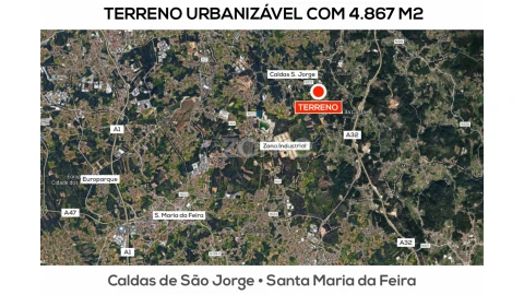 Terreno para Venda em Caldas de São Jorge e Pigeiros
