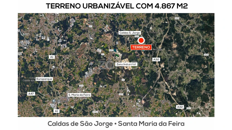 Terreno para Venda em Caldas de São Jorge e Pigeiros Foto 19