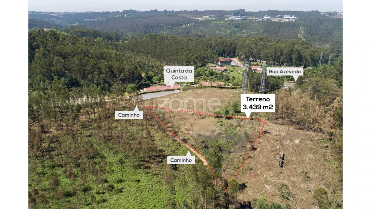 Terreno para Venda em Caldas de São Jorge e Pigeiros Foto 2