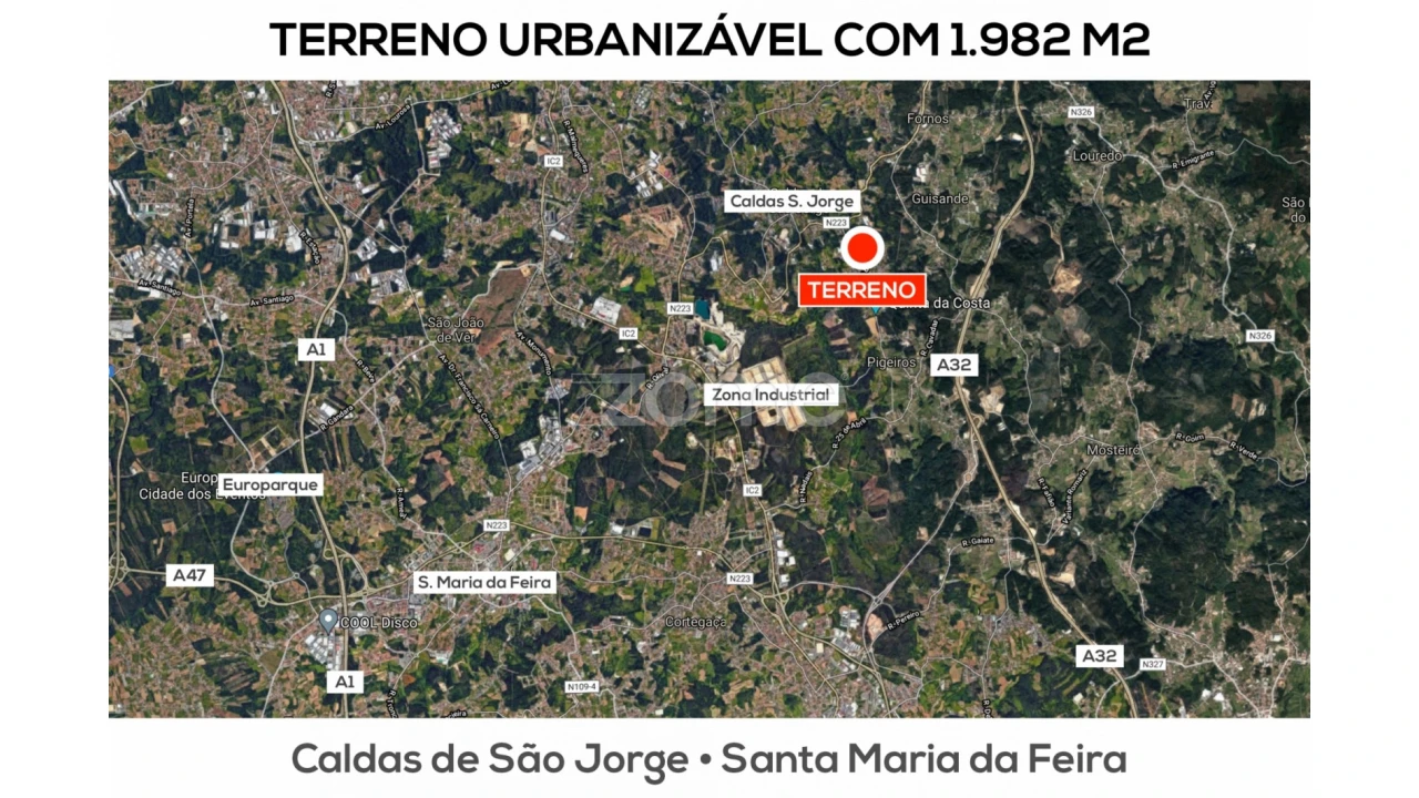 Terreno para Venda em Caldas de São Jorge e Pigeiros Foto 36