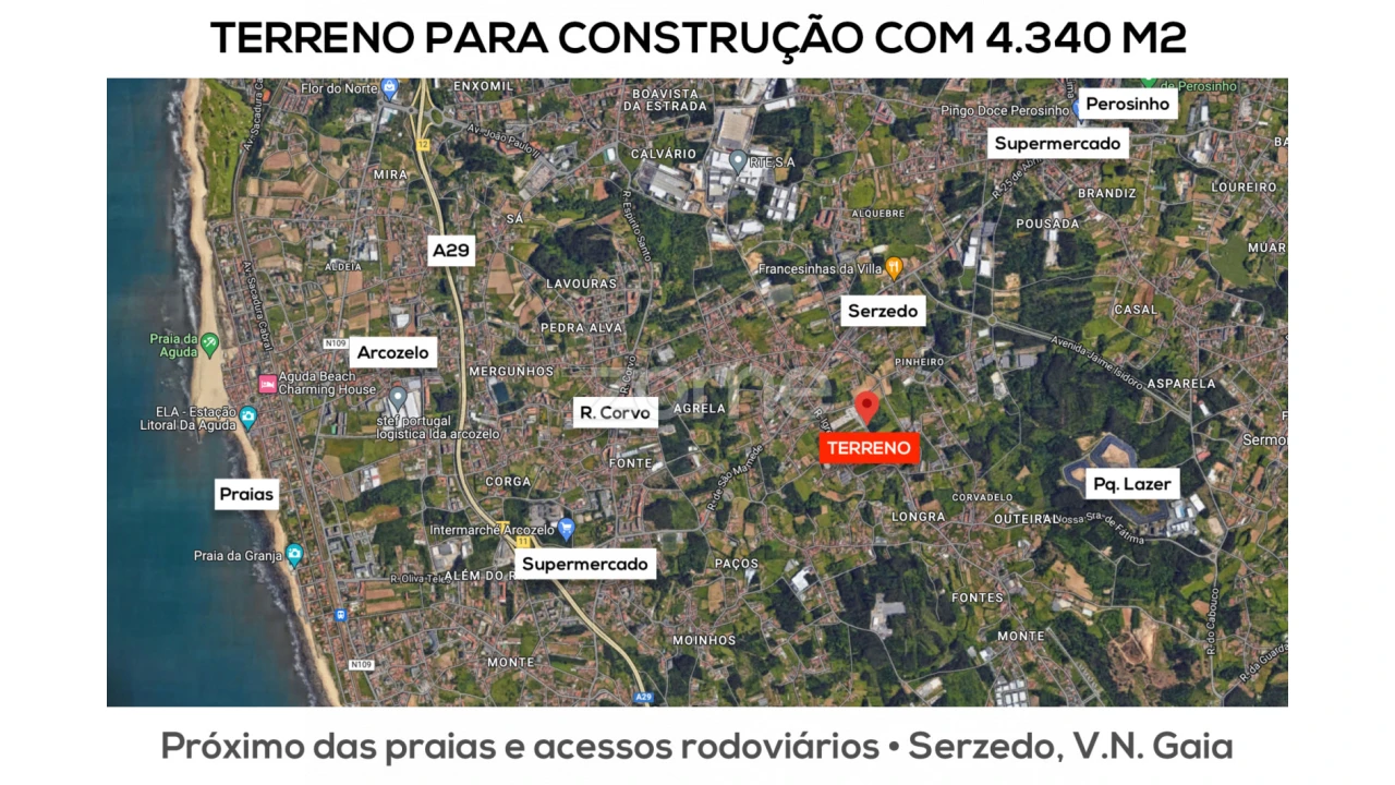 Terreno para Venda em Serzedo e Perosinho Foto 15