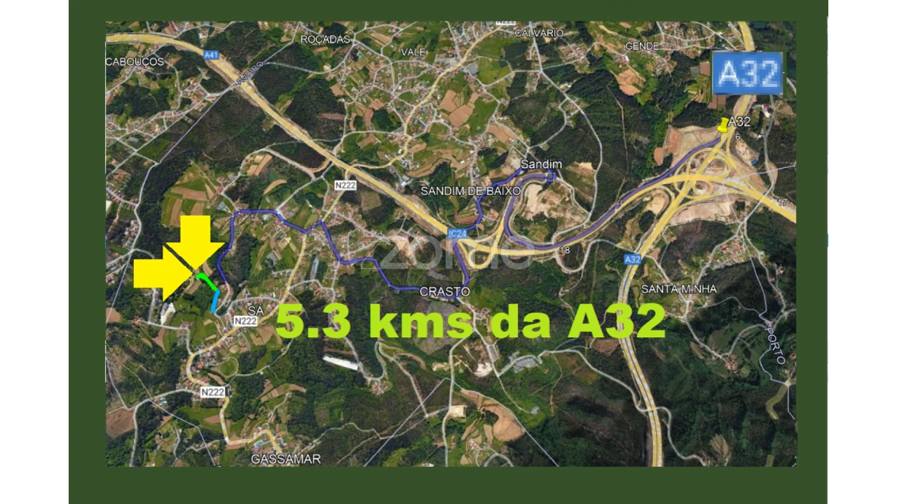 Terreno para Venda em Sandim, Olival, Lever e Crestuma Foto 47