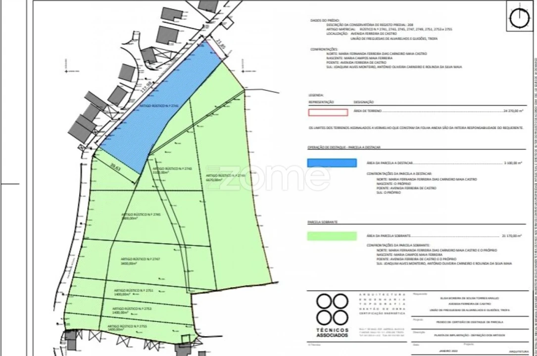 Terreno para Venda em Alvarelhos e Guidões Foto 3