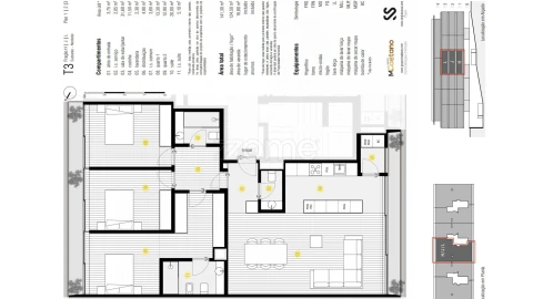 Apartamento T3 para Venda em Canidelo