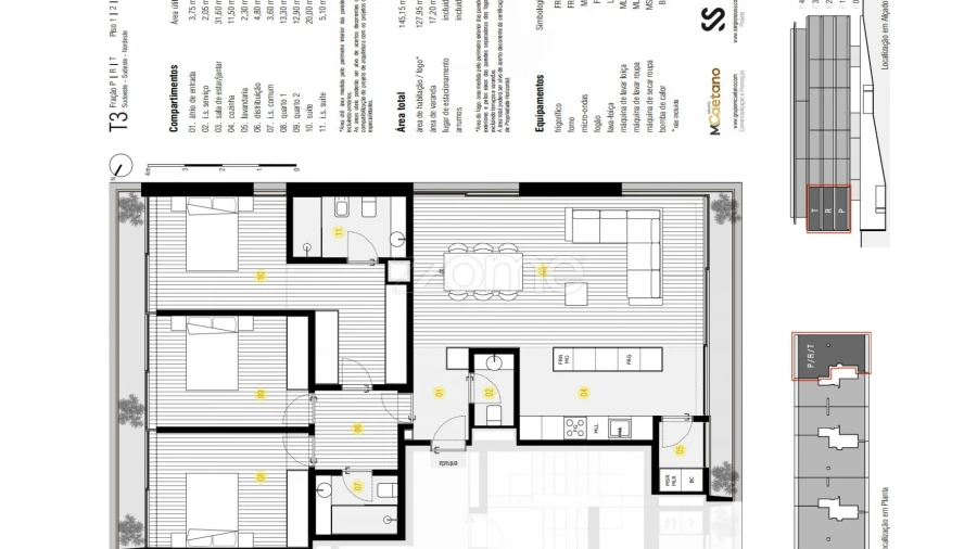 Apartamento T3 para Venda em Canidelo Foto 4