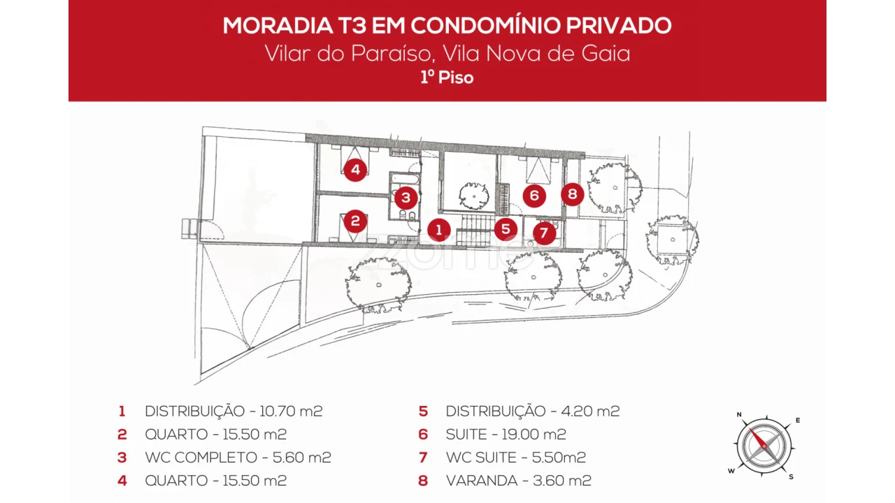 Moradia T3 para Venda em Mafamude e Vilar do Paraíso Foto 73