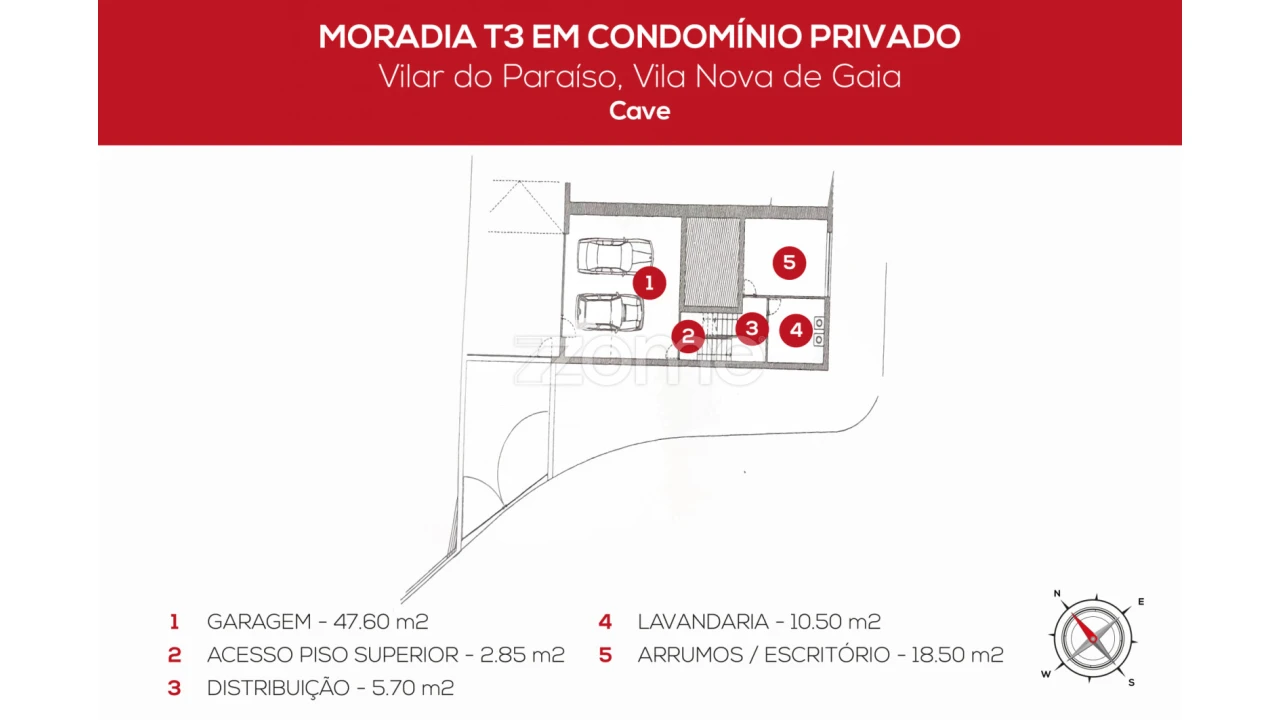 Moradia T3 para Venda em Mafamude e Vilar do Paraíso Foto 71