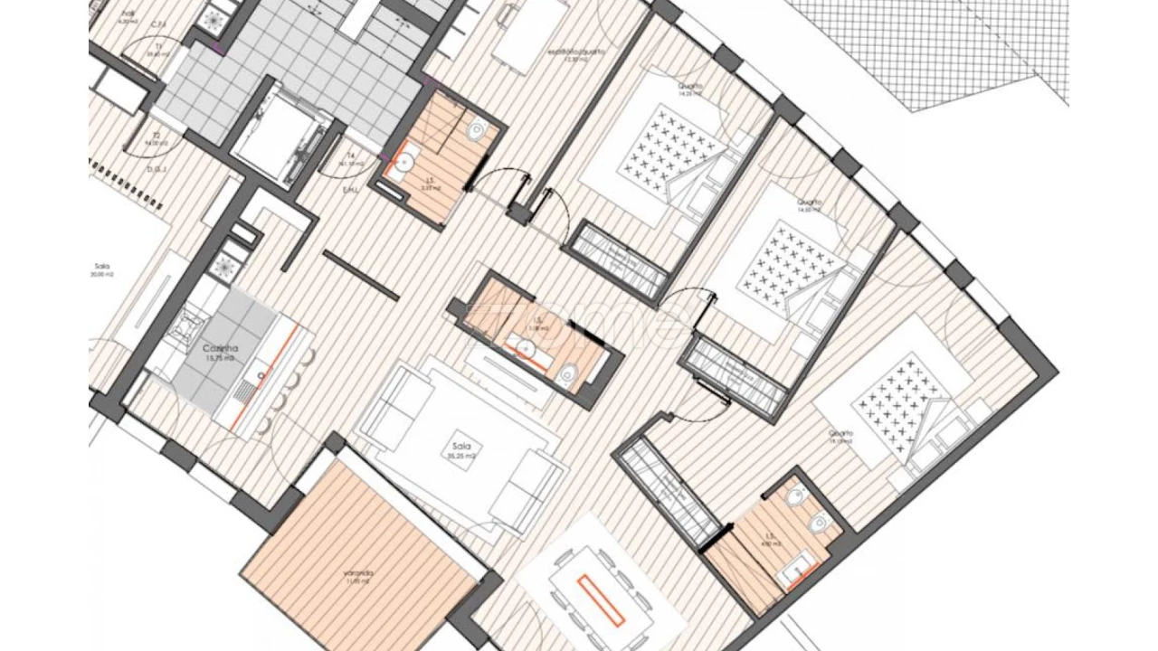 Apartamento T4 para Venda em Pombal Foto 16