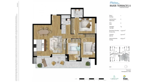 Apartamento T3 para Venda em Pombal