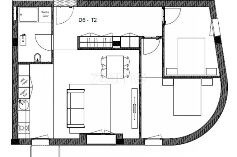 Apartamento T2 para Venda em Leiria, Pousos, Barreira e Cortes Foto 16