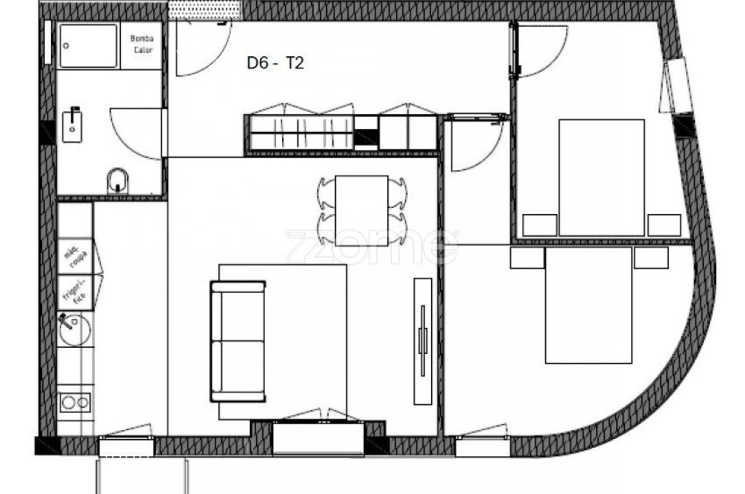 Apartamento T2 para Venda em Leiria, Pousos, Barreira e Cortes Foto 16