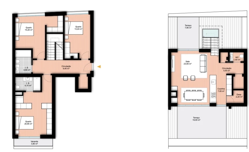Apartamento T3 para Venda em Glória e Vera Cruz Foto 16