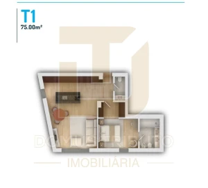 Apartamento T1 para Venda em Vila do Conde